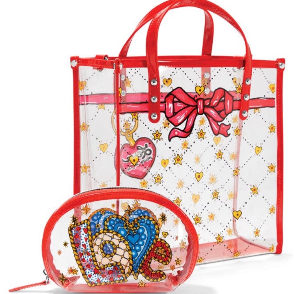 NWT-Brighton Celebrate Tote Pouch Set